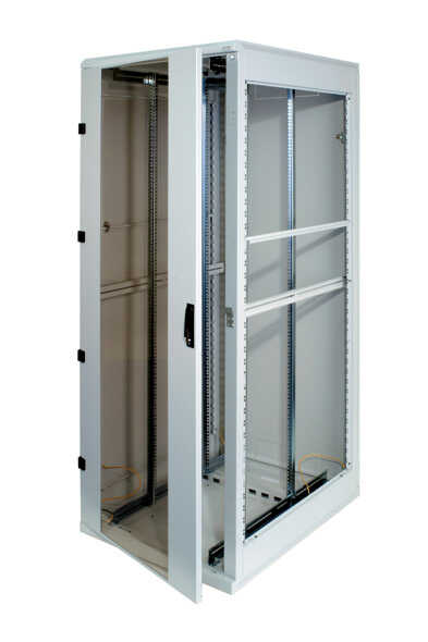 19"-Serverschrank RZA von TRITON - 42 HE - BxT 800x1200 mm - perforierte Türen - lichtgrau - zerlegbar