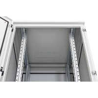 19"-Serverschrank RIE von TRITON - Schutzgrad IP54 - 42 HE - BxT 800 x 1000 mm - Sichttür - Rückwand - lichtgrau