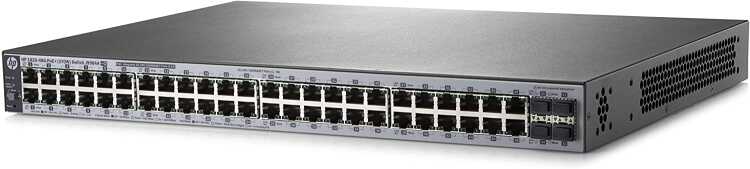 HP 1820-48G-PoE+ - 48 Port Smart Managed Netzwerkswitch - 24x PoE+ (370W)