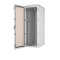 19"-Serverschrank RIE von TRITON - Schutzgrad IP54 - 27 HE - BxT 600 x 1000 mm - Sichttür - Rückwand - lichtgrau