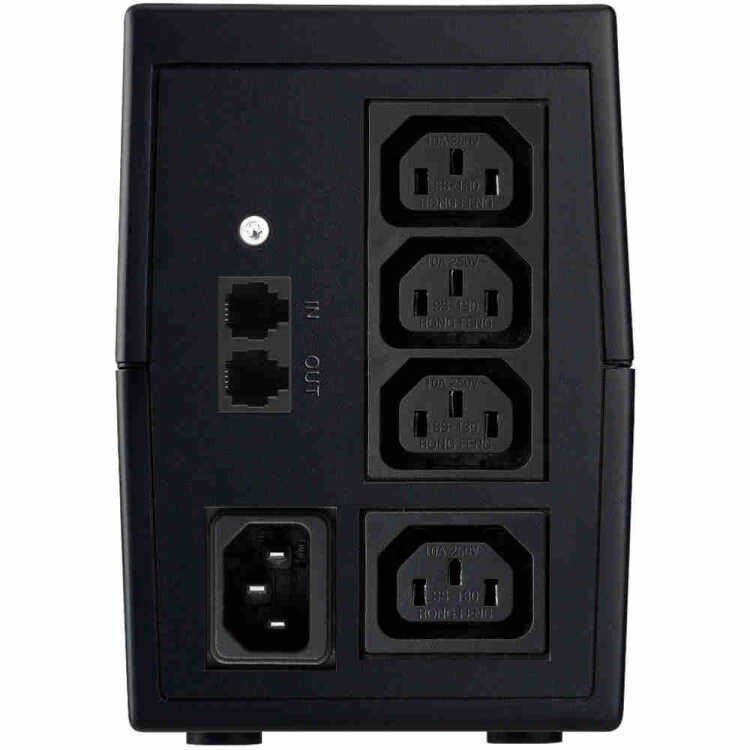POWERWALKER by BLUEWALKER Line-Interactive USV-Anlage - VI 850 SHL IEC - 480 W - Eingang C14 - Ausgang 4x IEC-C13 - Mini Tower-Gehäuse