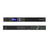 POWERWALKER by BLUEWALKER Line-Interactive USV-Anlage - VI 500 R1U - 300W - Eingang 1x C14 - Ausgang 4 x C13