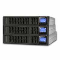 POWERWALKER by BLUEWALKER Online USV-Anlage - VFI 1000 CRM LCD - 800 W - Eingang 1x C14 - Ausgang 3 x C13