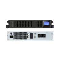 POWERWALKER by BLUEWALKER Online USV-Anlage - VFI 1000 CRM LCD - 800 W - Eingang 1x C14 - Ausgang 3 x C13