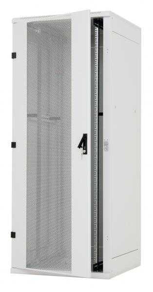 19"-Serverschrank RZA von TRITON - 45 HE - BxT 800x1000 mm - perforierte Fronttür - Rückwand – lichtgrau – zerlegbar