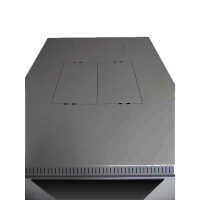 19"-Serverschrank RZA von TRITON - 22 HE - BxT 600x1000 mm - perforierte Türen - zerlegbar - schwarz