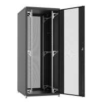 19"-Serverschrank SZB IT - 24 HE - 800 x 1000 mm - perforierte Türen - schwarz