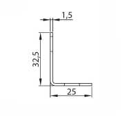 19"-Montagewinkel für Schränke SJB und SILENCE RACK Office - für Käfigmuttern - 6 HE - 1 Paar