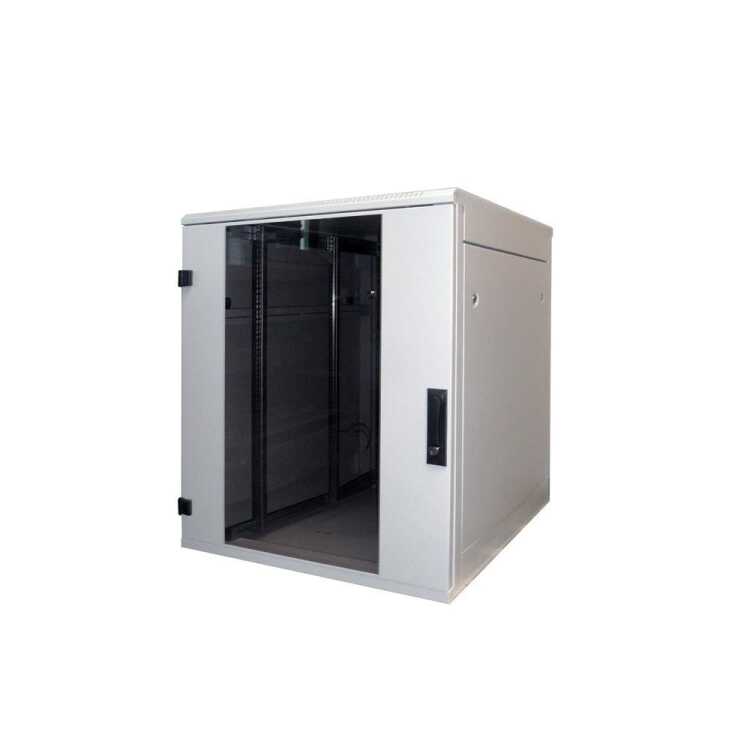 19"-Serverschrank RZA von TRITON - 22 HE - BxT 800x1000 mm - perforierte Türen - zerlegbar - lichtgrau