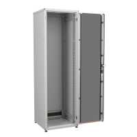 19"-Netzwerkschrank SZB IT - 45 HE - 600 x 800mm - Sichttür - Vollblechtür - lichtgrau