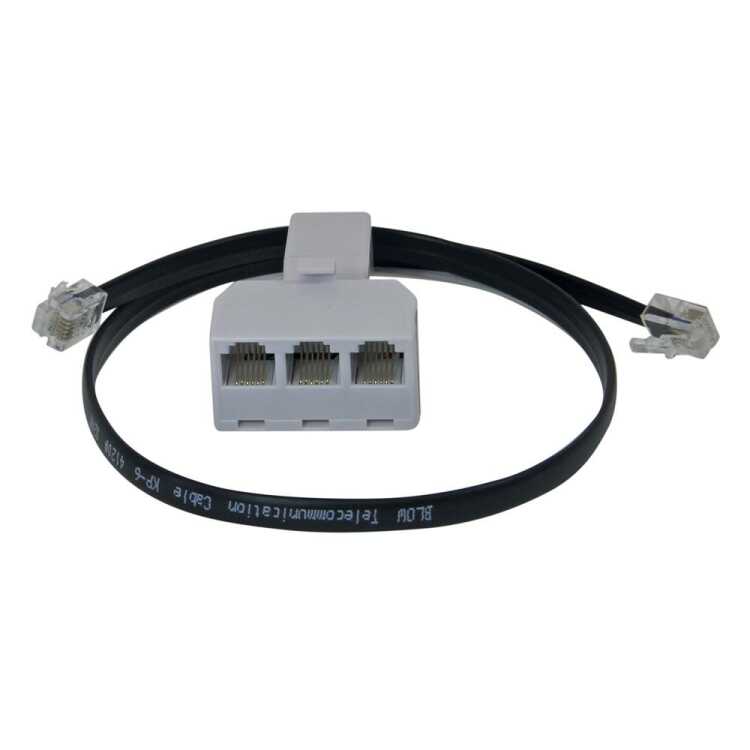 RJ11-Verteiler für das EMI-One Rack-Monitoring System - 3-fach