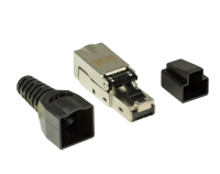 Feldkonfektionierbarer RJ45 Stecker/Steckverbinder - Cat.6A - PoE++ - geschirmt