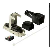 Feldkonfektionierbarer RJ45 Stecker/Steckverbinder - Cat.6A - PoE++ - geschirmt