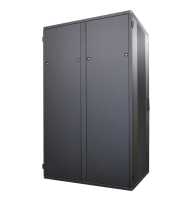 19"-Serverschrank SZB IT - 45 HE - 800 x 1200 mm - perforierte Türen - schwarz