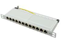 10" Patchpanel - LSA - Cat.6A - STP - 12 Ports - 0,5...