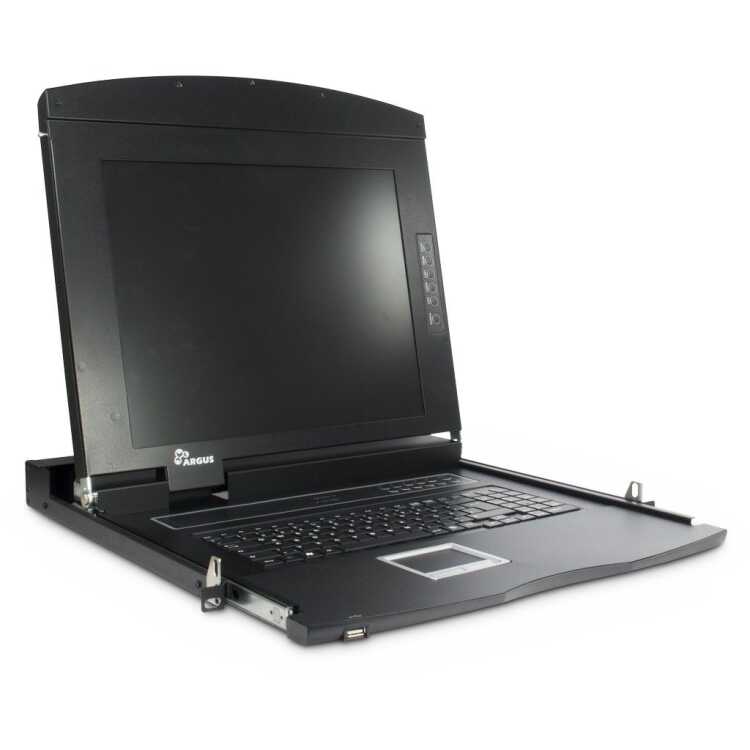 19" TFT-Schublade / Admin-Konsole - inkl. 1-Port KVM-Switch - 17" TFT - inkl. KVM-Kabel