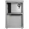 Schmaler Sicherheits-Serverschrank SR1200 - Breite 300 mm x Tiefe 800 mm - inkl. 2 Lüfter - für SoHo, Praxis, Kanzlei - reinweiss