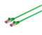 Standard Patchkabel - Cat. 6A - S/FTP doppelt geschirmt - halogenfrei - GHMT-zertifiziert - grün - 7,5 m
