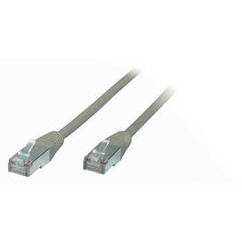 Standard Patchkabel - Cat. 6A - S/FTP doppelt geschirmt - halogenfrei - GHMT-zertifiziert - grau - 10,0 m