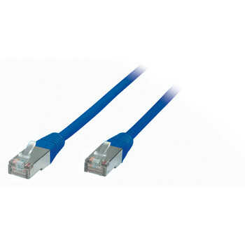 Standard Patchkabel - Cat. 6A - S/FTP doppelt geschirmt - halogenfrei - GHMT-zertifiziert - blau - 10,0 m