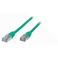 Standard Patchkabel - Cat. 6A - S/FTP doppelt geschirmt - halogenfrei - GHMT-zertifiziert - grün - 30,0m