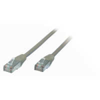 Standard Patchkabel - Cat. 6A - S/FTP doppelt geschirmt - halogenfrei - GHMT-zertifiziert - grau 50,0m