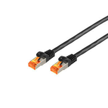 Outdoor-/Industrie-Patchkabel - Cat. 6a doppelt geschirmt - Öl-resistent - UV-beständig - schwarz - 7,5m