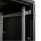 19"-Netzwerkschrank SZB IT - 18 HE - 600 x 600mm - Vollblechtür vorne/hinten - schwarz