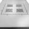 Schallgedämmter Serverschrank SILENCE RACK - 18 HE - 2 SILENT-Lüfter - 600 x 800 mm - Glastür - Rückwand - lichtgrau