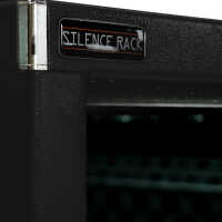 Schallgedämmter Serverschrank SILENCE RACK - 18 HE - 600 x 800 mm - schwarz
