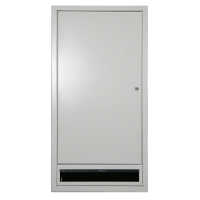 Schallgedämmter Serverschrank SILENCE RACK - 24 HE - 2 SILENT-Lüfter - 600 x 1.000 mm - Sichttür - Vollblechtür - lichtgrau