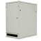 Schallgedämmter Serverschrank SILENCE RACK - 24 HE - 2 SILENT-Lüfter - 600 x 1.000 mm - Sichttür - Vollblechtür - lichtgrau