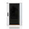 Schallgedämmter Serverschrank SILENCE RACK - 24 HE - 2 SILENT-Lüfter - 800 x 1000 mm - Sichttür - Vollblechtür - lichtgrau