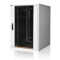 Schallgedämmter Serverschrank SILENCE RACK - 24 HE - 2 SILENT-Lüfter - 800 x 1000 mm - Sichttür - Vollblechtür - lichtgrau
