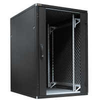 Schallgedämmter Serverschrank SILENCE RACK - 24 HE - 800 x 1000 mm - schwarz