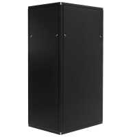Schallgedämmter Serverschrank SILENCE RACK - 33 HE - 2 SILENT-Lüfter - 600 x 800 mm - Glastür - Vollblechrückwand - schwarz