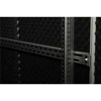 Schallgedämmter Serverschrank SILENCE RACK - 42 HE - 600 x 1.000 mm - lichtgrau