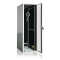 Schallgedämmter Serverschrank SILENCE RACK - 42 HE - 4 SILENT-Lüfter - 600 x 1.000 mm - Sichttür - Vollblechtür - lichtgrau