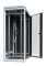 Schallgedämmter Serverschrank SILENCE RACK - 42 HE - 4 SILENT-Lüfter - 600 x 600 mm - Sichttür - Vollblechtür - lichtgrau