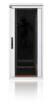 Schallgedämmter Serverschrank SILENCE RACK - 42 HE - 4 SILENT-Lüfter - 600 x 800 mm - Sichttür - Vollblechtür - lichtgrau