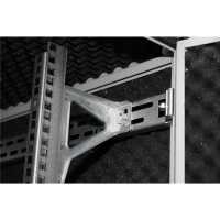 Schallgedämmter Serverschrank SILENCE RACK - 42 HE - 4 SILENT-Lüfter - 800 x 1.000 mm - Sichttür - Vollblechtür - lichtgrau