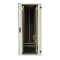 Schallgedämmter Serverschrank SILENCE RACK - 42 HE - 4 SILENT-Lüfter - 800 x 800 mm - Sichttür - Vollblechtür - lichtgrau
