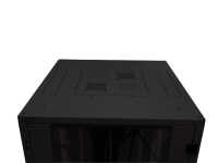 Schallgedämmter Serverschrank SILENCE RACK - 42 HE - 800 x 800 mm - schwarz
