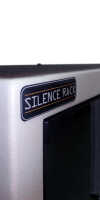 Schallgedämmter 19"-Schrank SILENCE RACK Office - 18 HE - 600x600 mm - lichtgrau