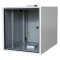 19"-Schrank RESISTER - erhöhter Staubschutz - 12 HE - Glastür - BxT 600x600mm - lichtgrau