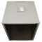 19"-Schrank RESISTER - erhöhter Staubschutz - 15 HE - Glastür - BxT 600x600mm - lichtgrau