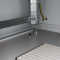 19"-Schrank RESISTER - erhöhter Staubschutz - 15 HE - Glastür - BxT 600x600mm - lichtgrau