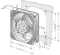 Axiallüfter Silent-Ventilator von PAPST 4890 N - 230 V/AC - BxHxT 119 x 119 x 38 mm