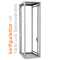 Offener 19"-Schrank - 42 HE - 600 x 800 mm - 4 Montageschienen - 1000 kg Traglast - lichtgrau - konfigurierbar