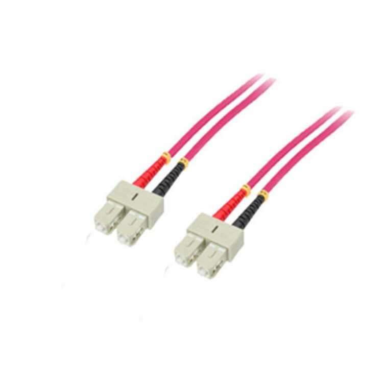 Quality LWL Duplex Patchkabel SC zu SC - OM4 - violett - 1,0m